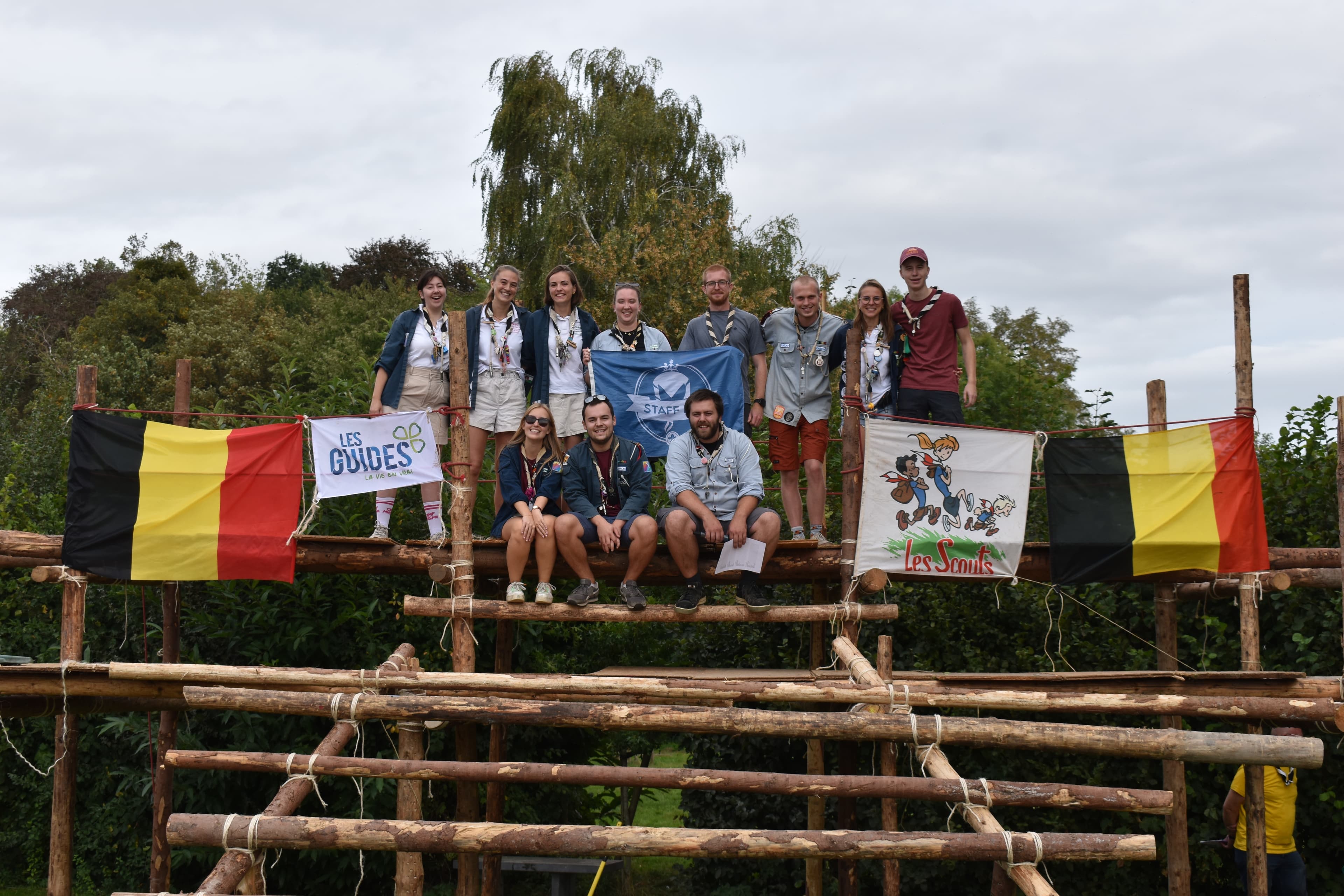 Photo de groupe — STAFF D'UNITÉ SCOUTS